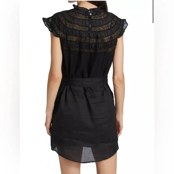 Frame Lace Inset Mini Dress - threedaughtersproperties.com